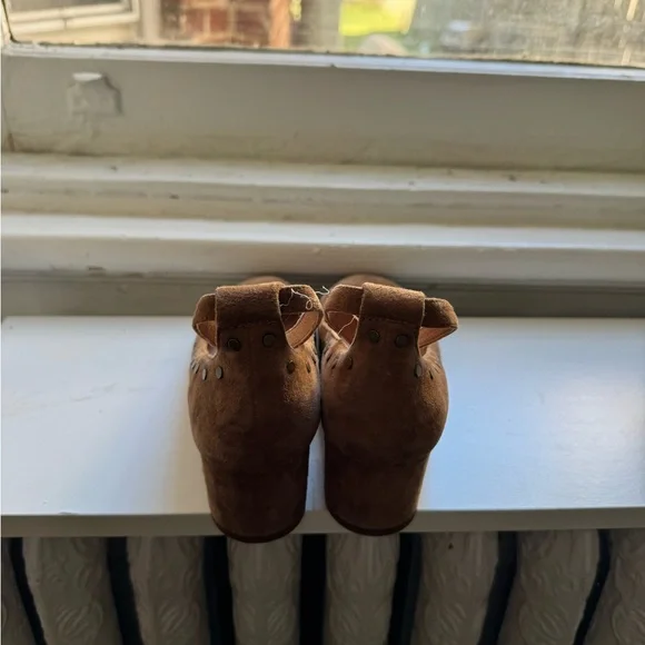 Madewell Brown Suede Strappy Heeled Shoes - Picture 4 of 5